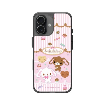 iPhone 17 Clear (相機按鈕) 酷墨灰 - 三麗鷗-蜜糖邦尼 Sugarbunnies - 烘焙時間