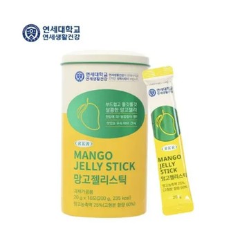 韓國 RKR 芒果果凍條 20g*10/罐 短效期
