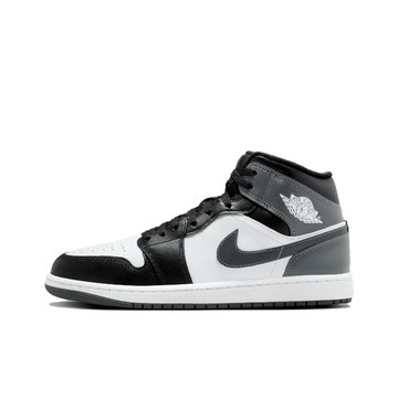 Air Jordan 1 Mid 黑白灰 休閒 籃球鞋 DQ8426-001