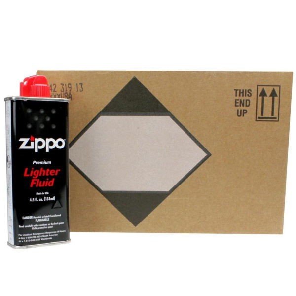 zippo ジッポー 純正オイル 小缶 133ml 24本セット(カートン販売）