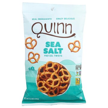 Quinn Snacks, 椒鹽捲餅，海鹽味，5.6 盎司（159 克）