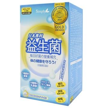Simply 新普利 益生菌 Set 3600億好菌 專利綜合蔬果酵素 龍根菌、比菲德氏菌  30包  60g  1盒