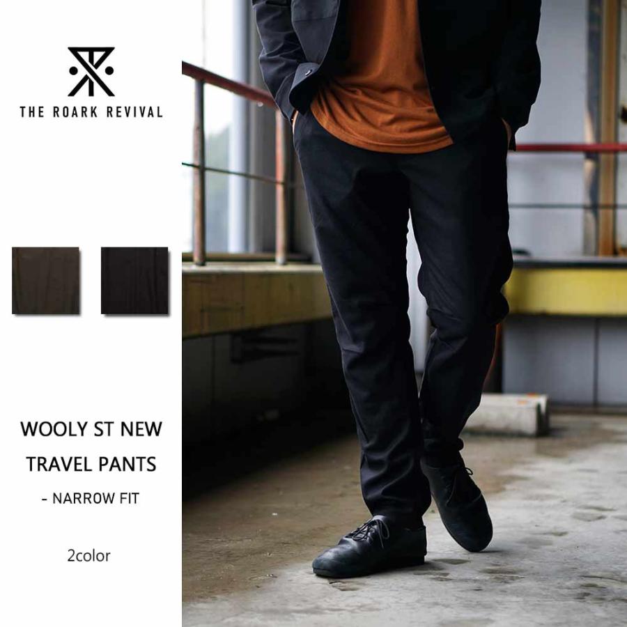 ROARK REVIVAL WOOLY ST NEW TRAVEL PANTS NARROW FIT RPJ850 ロアーク 