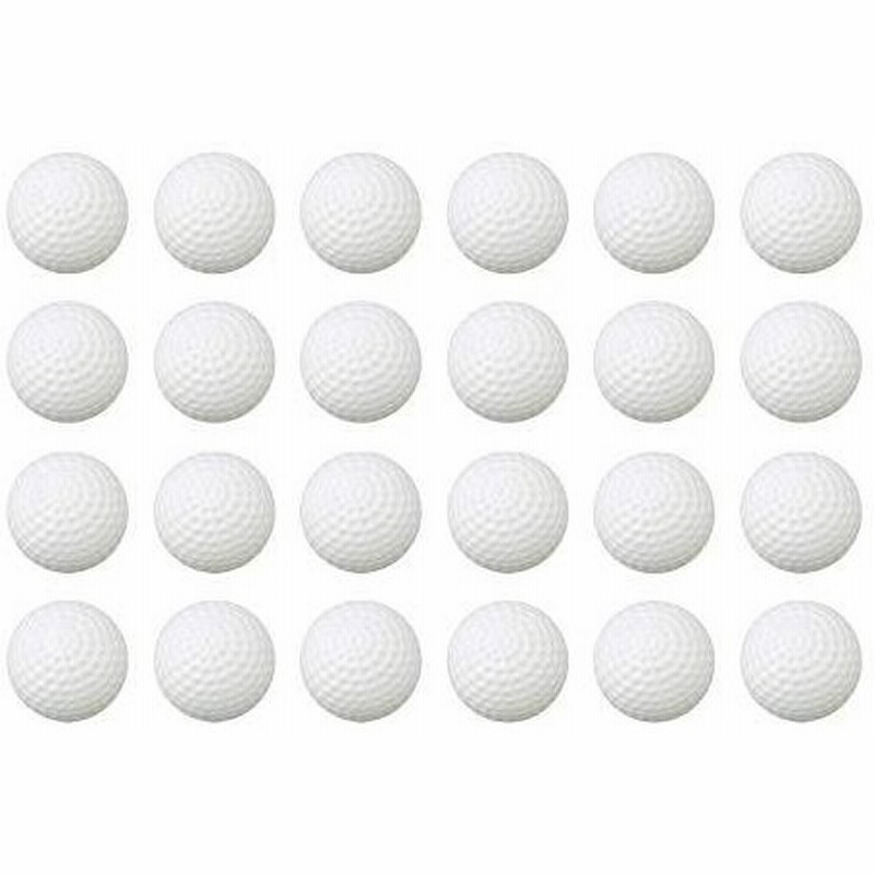 Foirokasa ゴルフボール ゴルフ練習ボール 24個セット 遠距離打撃ゴルフ練習用品 アプローチ練習 ゴルフ用品 ホワイト 通販 Lineポイント最大0 5 Get Lineショッピング