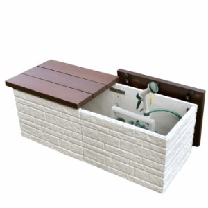 ガーデン収納ベンチ 屋外 ロングタイプ 幅1100mm 組立式 ベンチ型収納ボックス ガーデンベンチ ステップ 縁台 屋外ベンチボックス 収納庫 通販 Lineポイント最大1 0 Get Lineショッピング