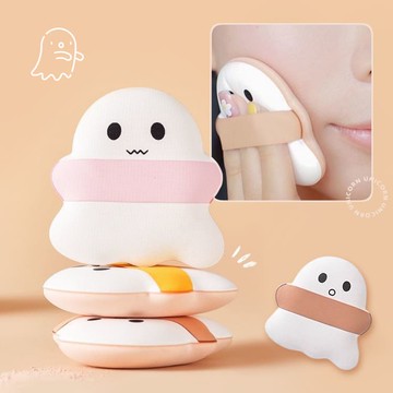 小幽靈氣墊粉撲 美妝粉撲 化妝粉撲 海綿 化妝 乾濕兩用 不卡粉 Unicorn