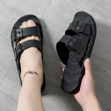 大碼一字拖鞋男45 46 47夏 特大號 48碼腳背高加肥加寬男女涼拖鞋