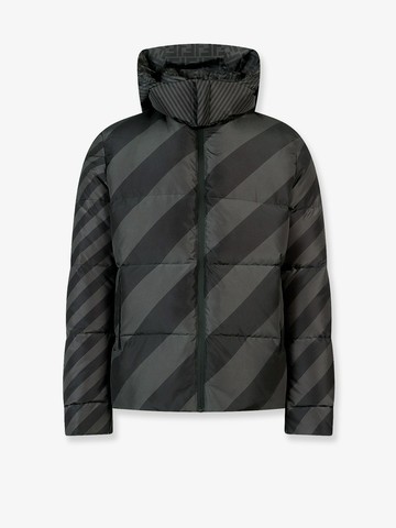 Nylon double face jacket with ff motif - FENDI - gender_Man