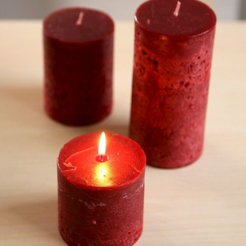 蠟燭紅色石蠟氣泡無味婚慶蠟燭燭光晚餐停電備用蠟燭家用應急照明