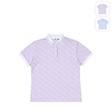 【FILA】女性 Golf 高爾夫 短袖POLO衫-紫色 5POZ-2816-PL