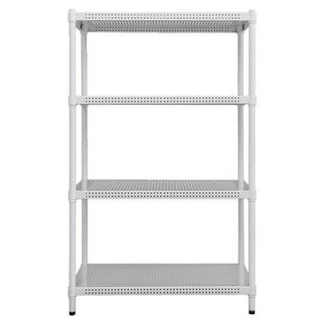 dayneeds 日需百備 烤漆架 1個  75 x 45 x 120cm  白色  4層