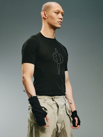 #HAMCUS____AS/SEEKER APPRENTICE T-SHIRT | 黑