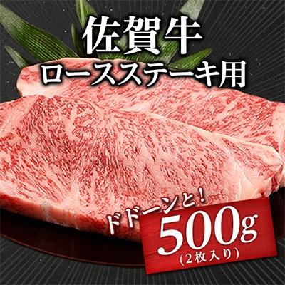 ふるさと納税 嬉野市 佐賀牛ロースステーキ用500g(2枚入り)