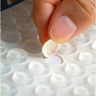 矽膠防撞貼家用門把手墊門後櫃門防磕碰粒牆貼冰箱防碰撞門貼
