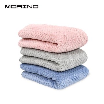 【摩力諾】(3條組)菱格紋速乾毛巾_morino