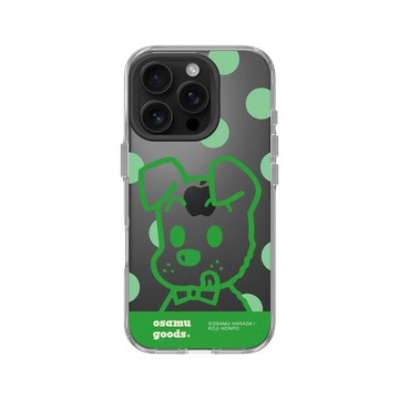 iPhone 16 Pro Clear 透明 - OSAMU GOODS - 大圓點系列-Dog