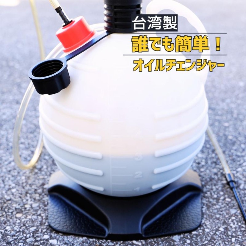 オイルチェンジャー 上抜き 6L オイル交換 ポンプ DIY 手動式 車 バイク ポンプ式 簡単 ちぇんじくん 簡易説明書付 |  LINEブランドカタログ