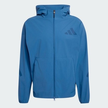 Adidas M Z.n.e. Wv Tt KF1823 男 連帽外套 運動外套 防風 藍 亞版 防撕裂 防曬