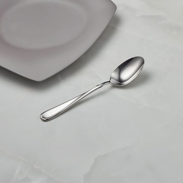 日本山崎金屬｜FLORA系列 - 不鏽鋼湯匙 (179mm)