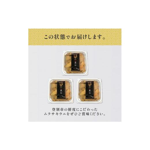 ふるさと納税 北海道 登別市 ≪規格外品≫キタムラサキウニ300g(100gパック入り×3個) ※2024年6月下旬よりお届け