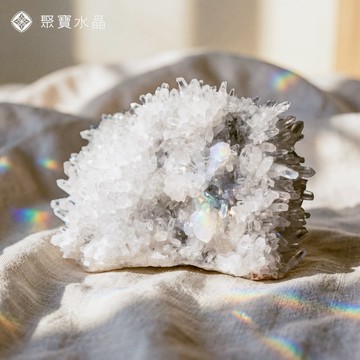 【福建水晶】水晶原礦 擺件 聚寶盆 招財 開運 白水晶 紫水晶 直播 聚寶水晶
