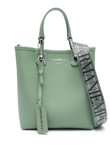 Emporio Armani - MyEA Vertical tote bag - women - PVC/Polyurethane/Polyester - One Size - Green