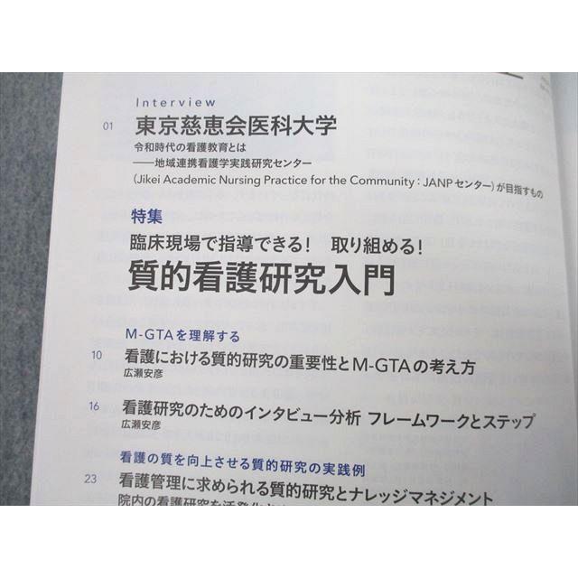 UD25-184 メヂカルフレンド社 看護展望 臨床現場で指導できる！取り組める！質的看護研究入門 2019年7月号 05s3C