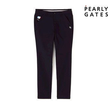 【ṔEARLY GATES】男款藏青色修身彈性斜紋長褲 JGW81521