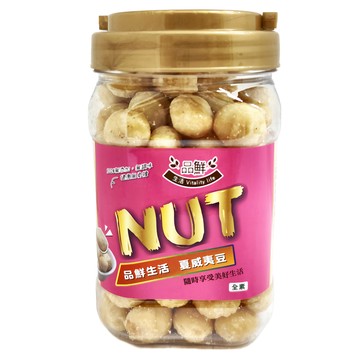 品鮮生活 特大顆楓糖夏威夷豆  450g  1罐
