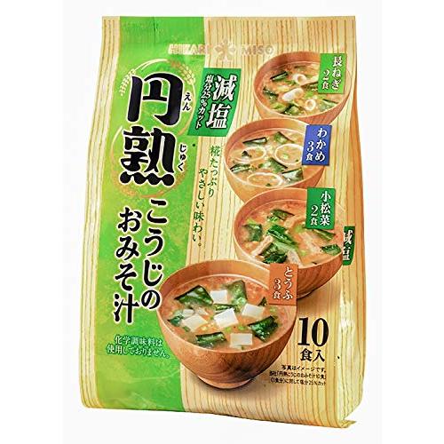 ひかり味噌 円熟こうじのおみそ汁減塩 10食×4袋