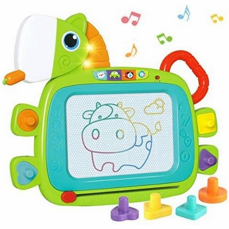 Remoking お絵描きボード お絵かきおもちゃ 女の子 男の子 おもちゃ マグネットボード 知育玩具 可愛いポニー かいて育脳 ライトと音楽付き 通販 Lineポイント最大get Lineショッピング