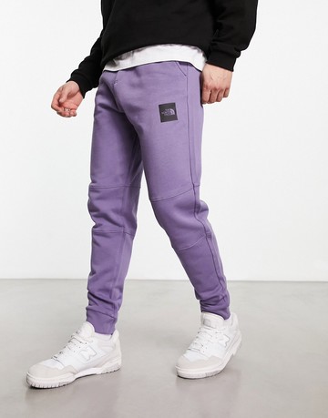 The North Face Fine fleece joggers in purple