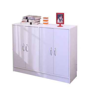 BuyJM低甲醛加寬可堆疊四門鞋櫃(寬100公分)收納櫃