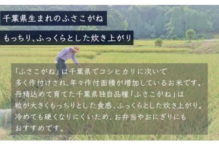 ＜6ヶ月定期便＞千葉県産「ふさこがね」5kg×6ヶ月連続 計30kg