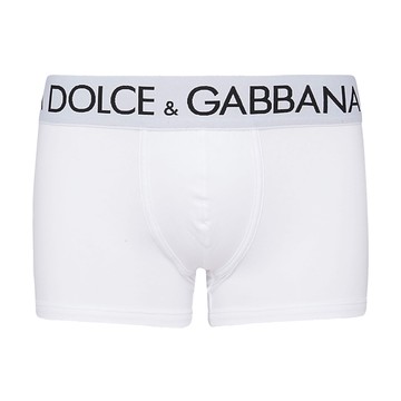 Dolce & Gabbana - White Cotton Logo Boxers