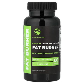 Nobi Nutrition, 優質綠茶提取物脂肪消耗劑，60 粒膠囊