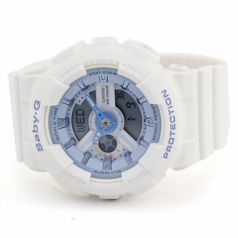 ベビーG カシオ Baby-G レディース 腕時計 白 ホワイト 青