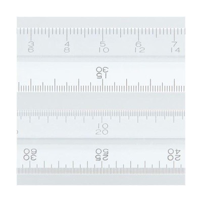 定規 | (まとめ) ライオン事務器 ヘキサスケール全長370mm×厚さ5mm
