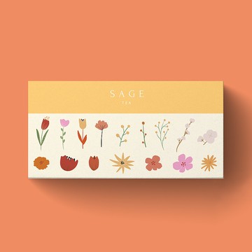 Sage Tea 桂花烏龍 & 玫瑰烏龍 雙罐裝禮盒 - 原片立體茶包