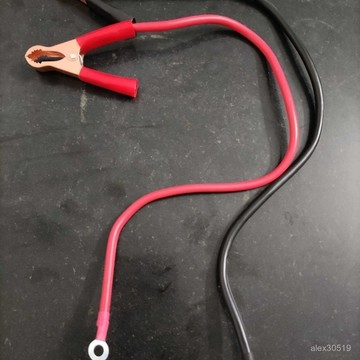 臺灣出貨📦12/24V電瓶通用夾子帶綫轉逆變器帶綫搭電瓶電池連接輸出綫通用款
