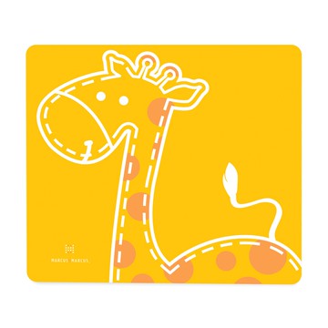 MARCUS＆MARCUS - 動物樂園矽膠餐墊-長頸鹿