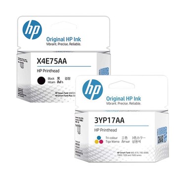 《黑彩優惠組合》HP X4E75AA 黑色 + 3YP17AA 彩色 更換列印噴頭