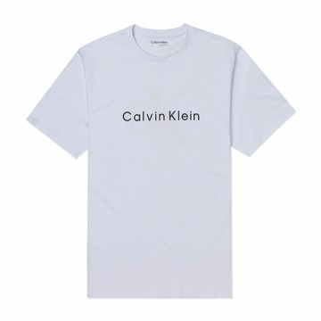 Calvin Klein CK 熱銷印刷大CK圖案短袖T恤-白色