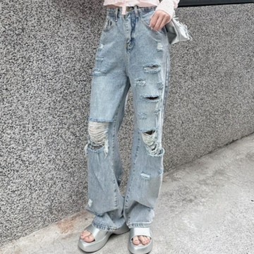 S現貨秒出售完不再♥️【JinG】長腿辣妹精*超顯瘦喇叭褲♥️單寧牛仔 長褲 高腰褲 修身版型 牛仔褲 韓系穿搭