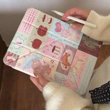 卡通小熊 iPad 新變形3+Y 保護套 11 10 9 8 Air 6 5 4 Pro Mini 7 保護殼 平板皮套