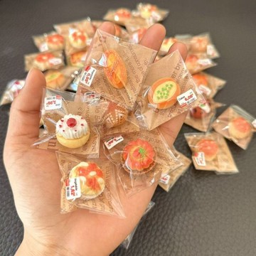 超多款式麵包食玩 迷你甜點面包食玩 兒童過家家 麵包盲盒 小盲盒 盲袋 獨立包裝 微縮仿真 擺件 擺飾