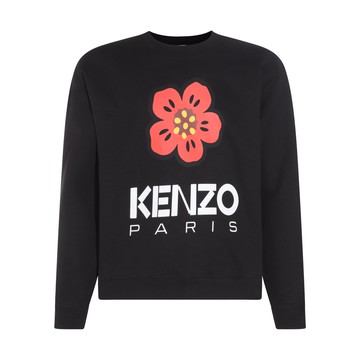 Kenzo - Black Cotton Boke Flower Sweatshirt