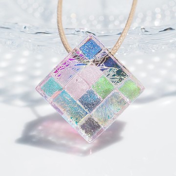 [Premium] Shining Happiness Glass (Aurora Happiness [Sakura]) 項鍊 [Made-to-Order]