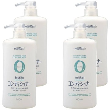Pharmaact 熊野油脂 無添加潤髮乳  600ml  4瓶