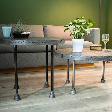 美式工业风水管架子桌子腿4个装